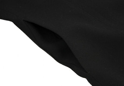 JURGEN LEHL Wool Collarless Jacket Black Size L