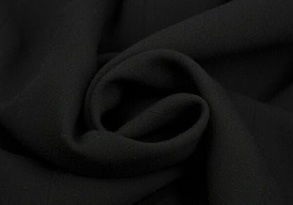 JURGEN LEHL Wool Collarless Jacket Black Size L