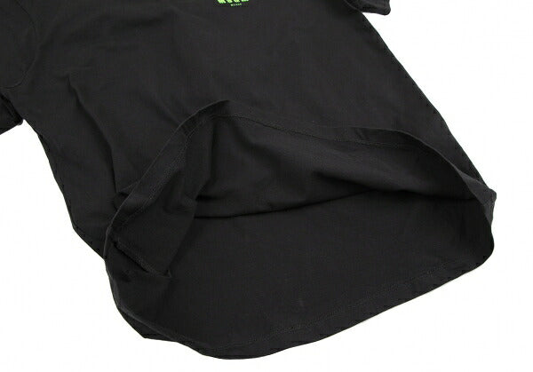 MSGM Back Lace-Up Print T-Shirt Black Size S