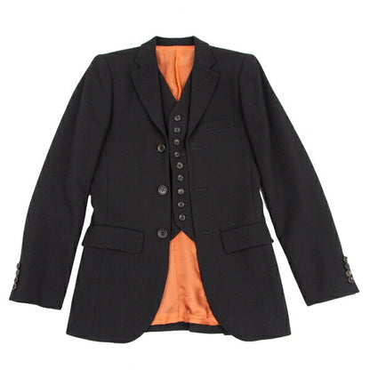 Jean Paul GAULTIER HOMME Many Button Jacket Black Size 46