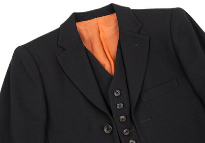 Jean Paul GAULTIER HOMME Many Button Jacket Black Size 46
