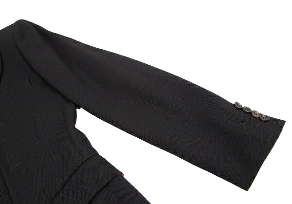 Jean Paul GAULTIER HOMME Many Button Jacket Black Size 46