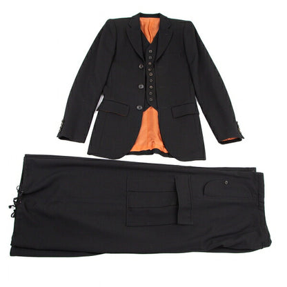 Jean Paul GAULTIER HOMME Many Button Jacket Black Size 46