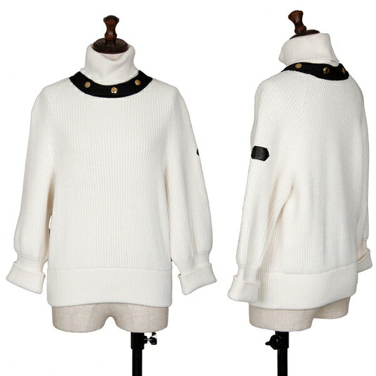 Louis Vuitton 20AW Button Detachable Sweater White Size L