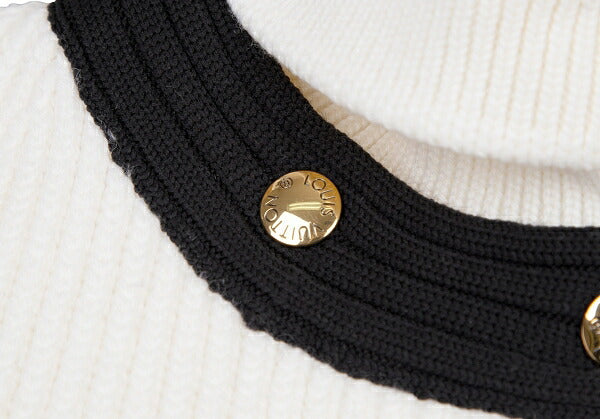 Louis Vuitton 20AW Button Detachable Sweater White Size L