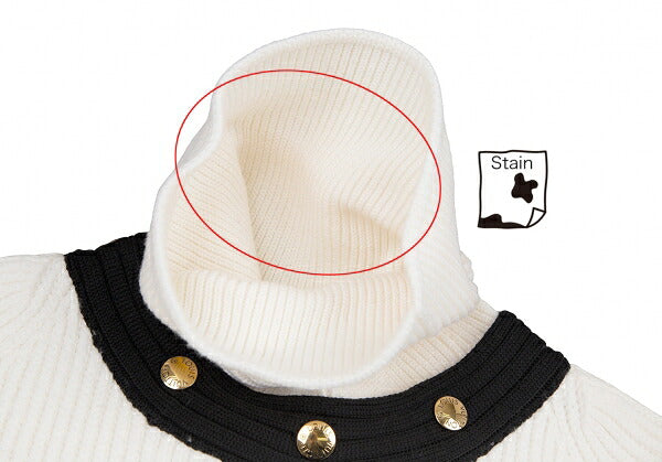Louis Vuitton 20AW Button Detachable Sweater White Size L