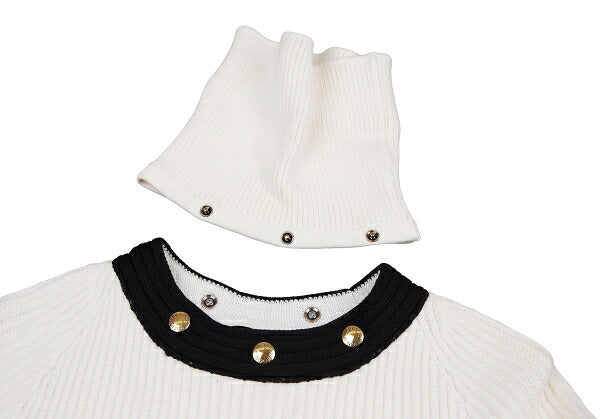 Louis Vuitton 20AW Button Detachable Sweater White Size L