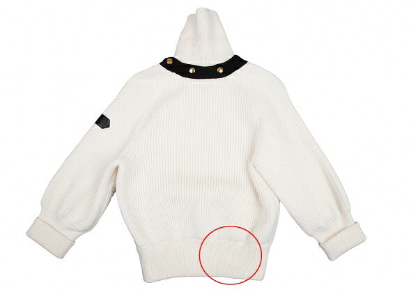 Louis Vuitton 20AW Button Detachable Sweater White Size L
