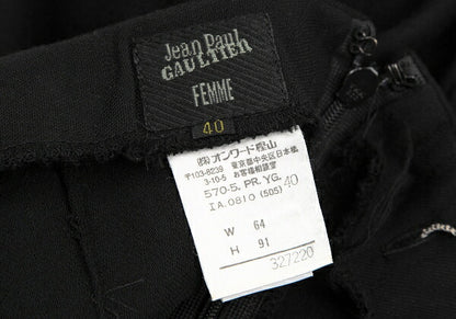 Jean Paul GAULTIER FEMME Broken Stripe Rayon Pants Size 40