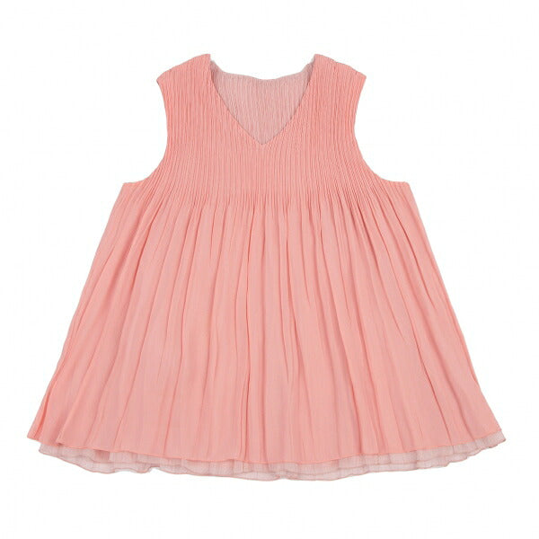 VIVIENNE TAM Pink Pleated Reversible Tank Top Size 38