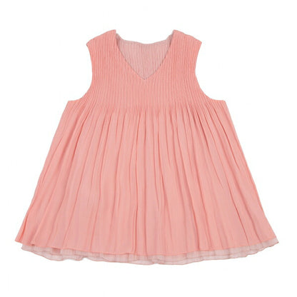 VIVIENNE TAM Pink Pleated Reversible Tank Top Size 38