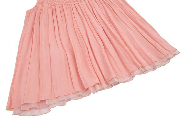 VIVIENNE TAM Pink Pleated Reversible Tank Top Size 38