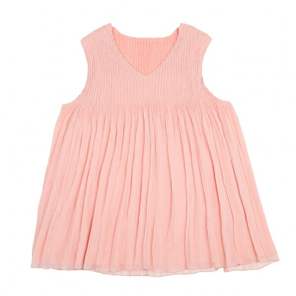 VIVIENNE TAM Pink Pleated Reversible Tank Top Size 38