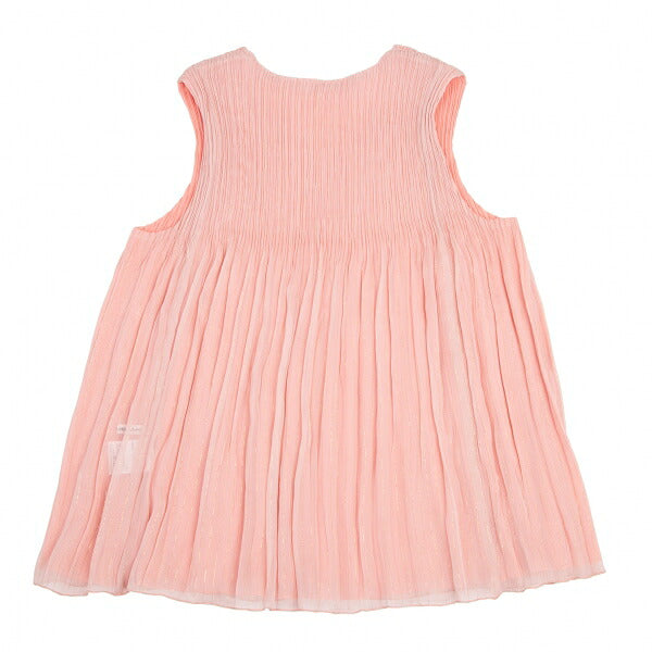 VIVIENNE TAM Pink Pleated Reversible Tank Top Size 38