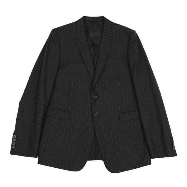 Paul Smith LONDON Striped Wool Tailored Blazer Black Size L