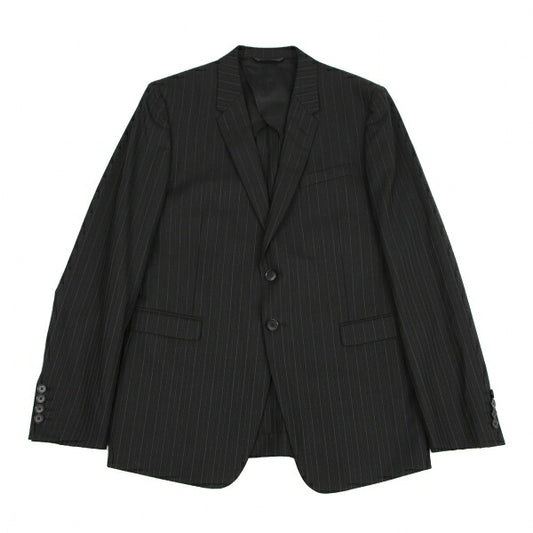 Paul Smith LONDON Striped Wool Tailored Blazer Black Size L