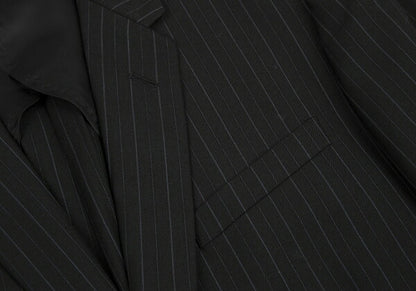 Paul Smith LONDON Striped Wool Tailored Blazer Black Size L