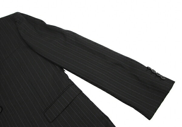 Paul Smith LONDON Striped Wool Tailored Blazer Black Size L