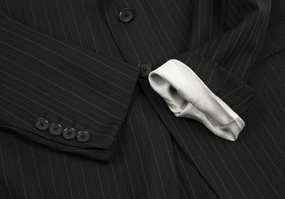 Paul Smith LONDON Striped Wool Tailored Blazer Black Size L