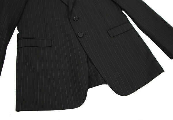 Paul Smith LONDON Striped Wool Tailored Blazer Black Size L