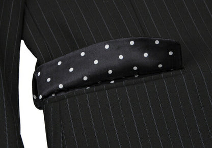 Paul Smith LONDON Striped Wool Tailored Blazer Black Size L