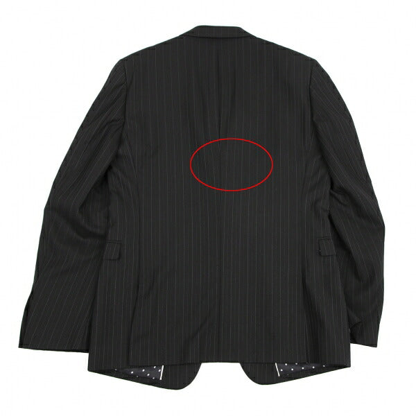 Paul Smith LONDON Striped Wool Tailored Blazer Black Size L