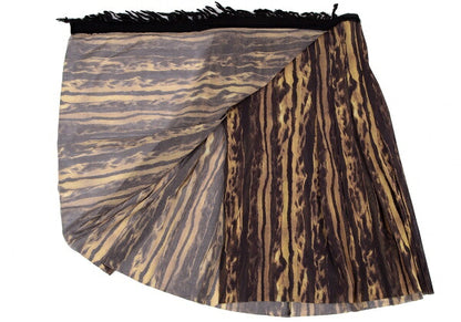 Jean Paul GAULTIER FEMME Leopard Pleated Skirt Size 38