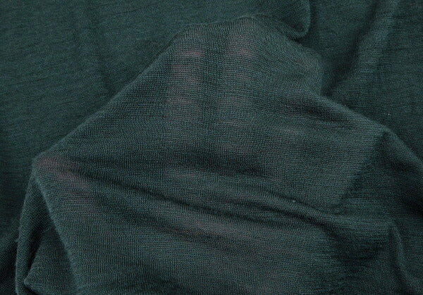 Yohji Yamamoto NOIR Sheer Wool 3/4 Sleeve Knit Green Size 2