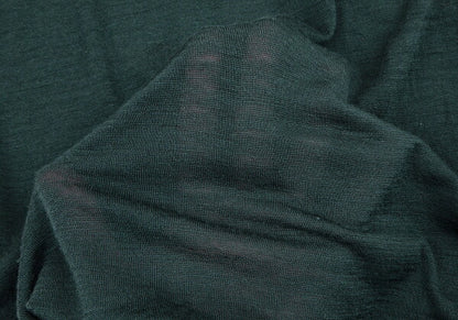 Yohji Yamamoto NOIR Sheer Wool 3/4 Sleeve Knit Green Size 2