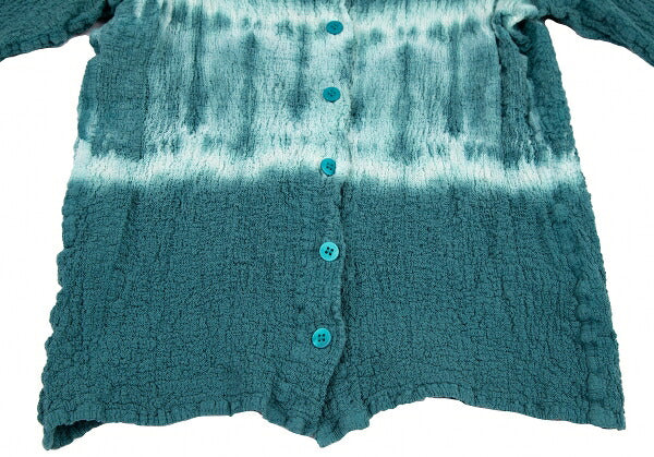 ISSEY MIYAKE me Tie-Dye Cauliflower Cardigan Viridian Size F