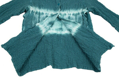 ISSEY MIYAKE me Tie-Dye Cauliflower Cardigan Viridian Size F