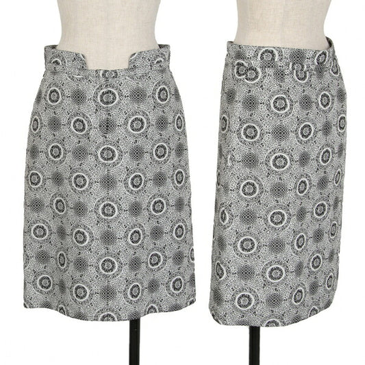 VIVIENNE TAM Poly Jacquard White Black Skirt