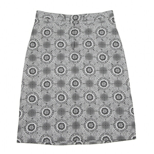 VIVIENNE TAM Poly Jacquard White Black Skirt