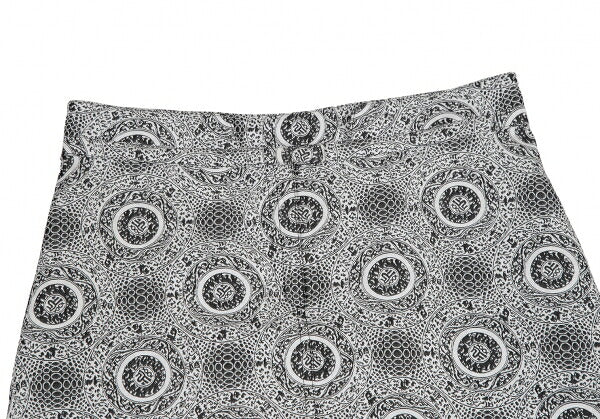 VIVIENNE TAM Poly Jacquard White Black Skirt