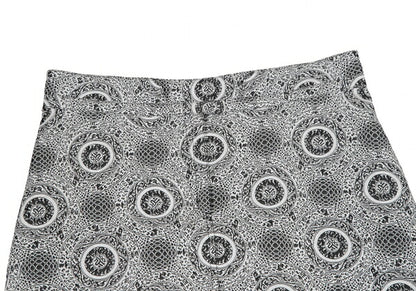 VIVIENNE TAM Poly Jacquard White Black Skirt