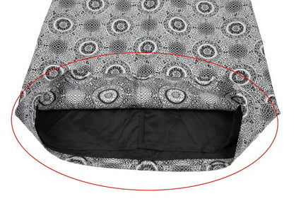 VIVIENNE TAM Poly Jacquard White Black Skirt