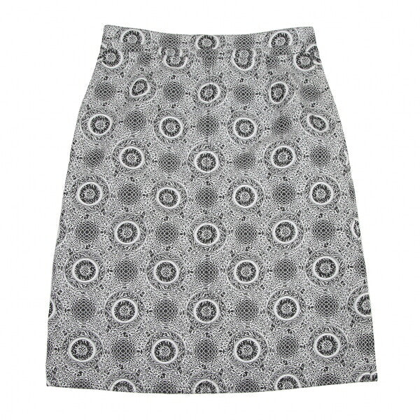 VIVIENNE TAM Poly Jacquard White Black Skirt