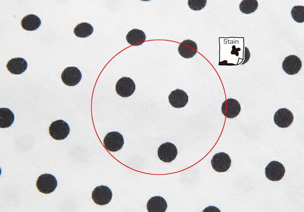 GANRYU Dot Gingham Check Panel Shirt Black Size S