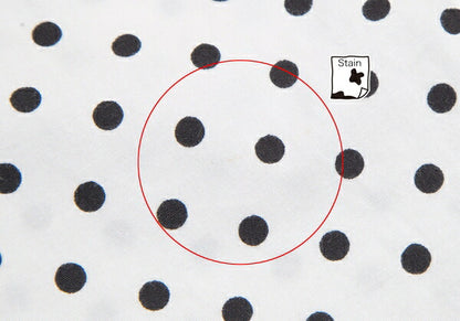 GANRYU Dot Gingham Check Panel Shirt Black Size S