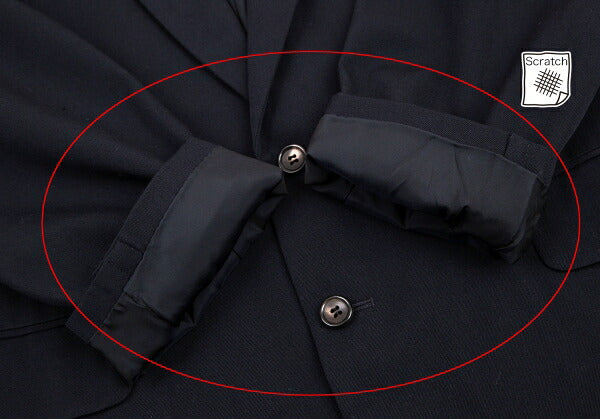 COMME des GARCONS HOMME DEUX Wool Blazer Navy Size M