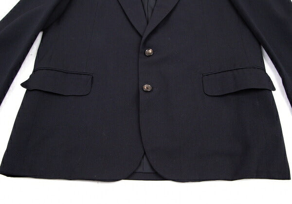 COMME des GARCONS HOMME DEUX Wool Blazer Navy Size M