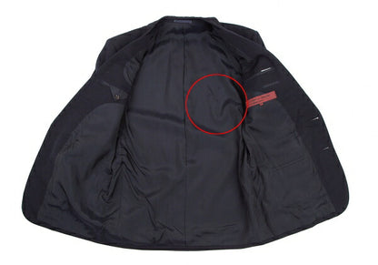 COMME des GARCONS HOMME DEUX Wool Blazer Navy Size M