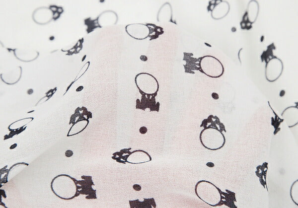 SEE BY CHLOE Pattern Rib Shoulder Midi White Black Dress Size 34