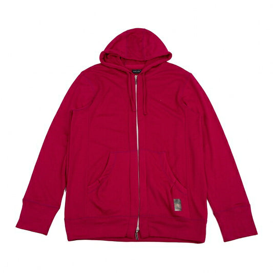 SEKItoWA Cashmere Zip-Up Hoodie Red Size XL
