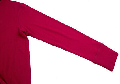 SEKItoWA Cashmere Zip-Up Hoodie Red Size XL