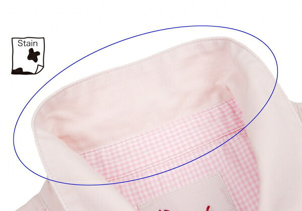Papas Stretch Cotton Linen Pocket Shirt Pink Size 52LL
