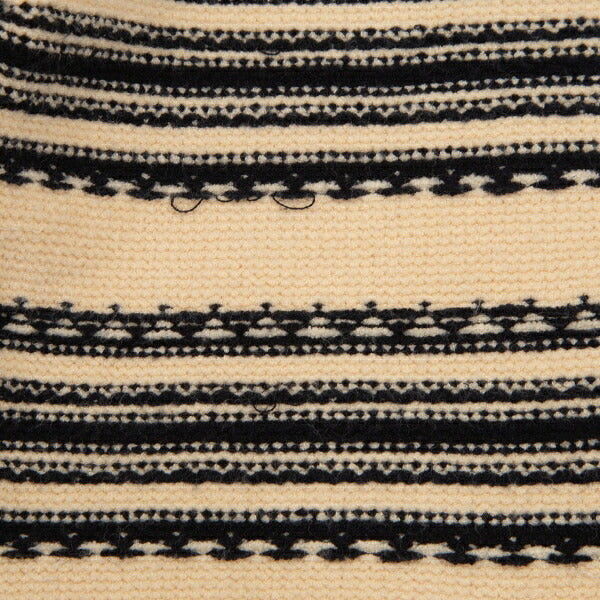 MARNI Stretch Cotton Border Short Cardigan Beige Size 38