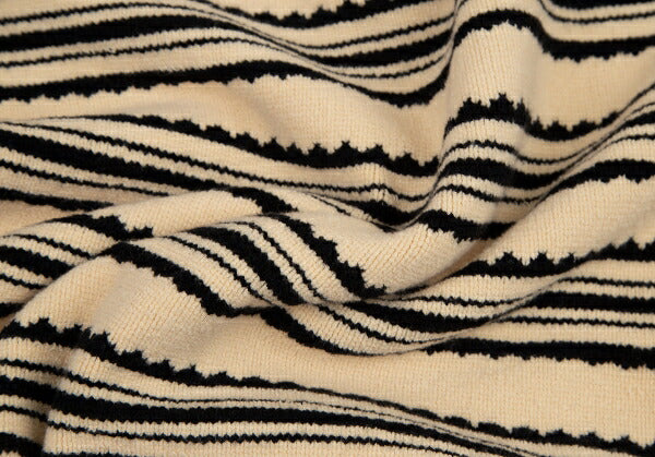 MARNI Stretch Cotton Border Short Cardigan Beige Size 38