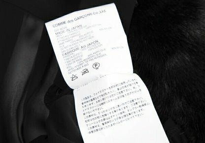 COMME des GARCONS Mixed Patchwork Sheer Blouse Shirt Size XS