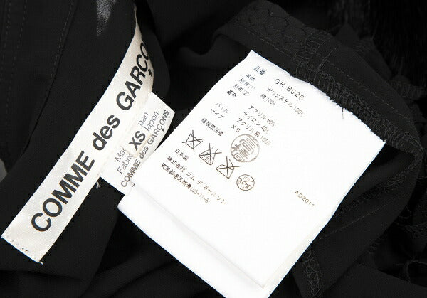 COMME des GARCONS Mixed Patchwork Sheer Blouse Shirt Size XS